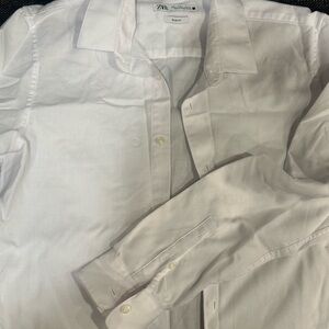 Zara Slim Fit White Shirt